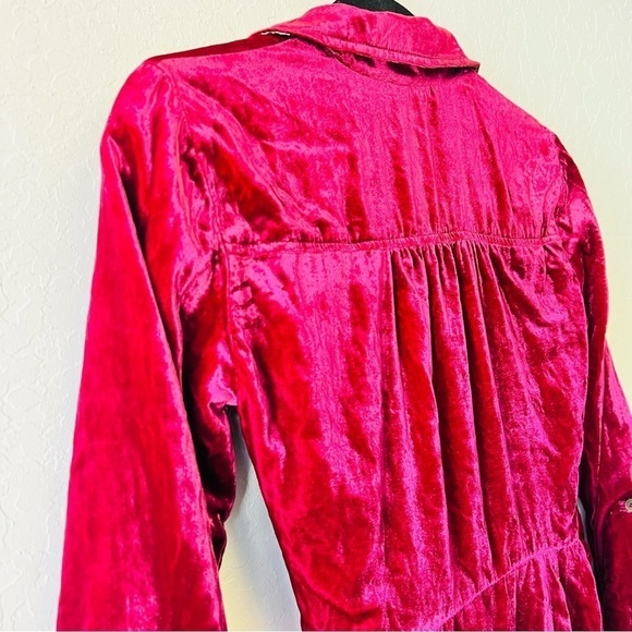 Maeve Anthropologie Pink Crushed Velvet Dress 00 NWT - Picture 12 of 12